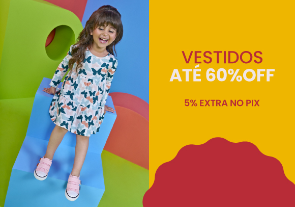 BANNER N4.2 -Vestidos até 60% off + 5% extra no pix